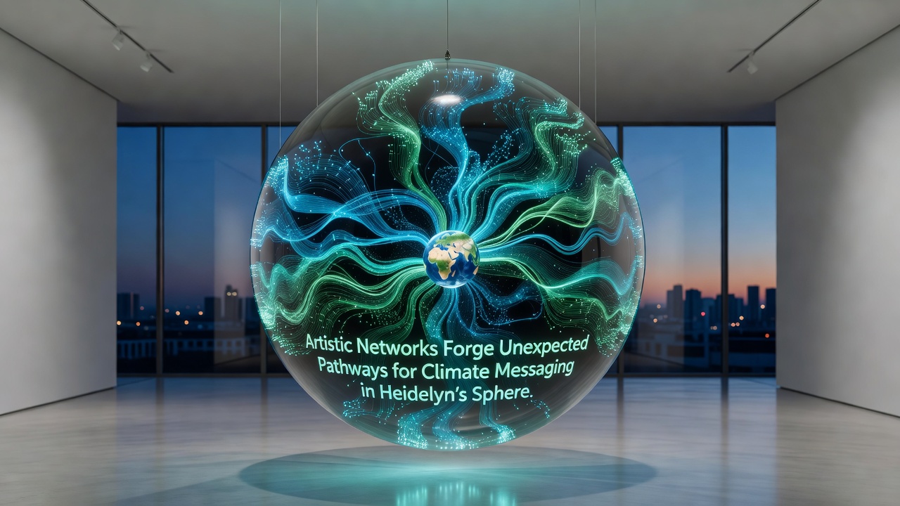 Artistic Networks Forge Unexpected Pathways for Climate Messaging in Heidelyn's Sphere