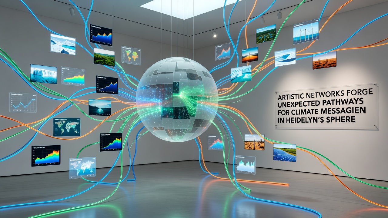 Collaborative climate-focused art events in October 2026 drawing diverse audiences to networked cultural sites